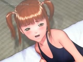 Bonded Anime Gymnast Submitted To Sexual Teasing