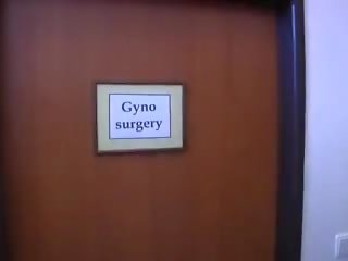 Emma visits her surgeon for gyno examination