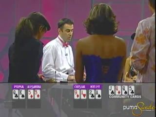 Blondinka puma swede wins a jackpot içinde poker