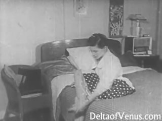 Vintāža pieaugušais filma 1950s - voyeur jāšanās - peeping tom