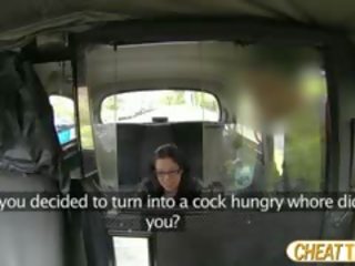 Tiffany Gets Fucked Inside The Taxi after Running Away From