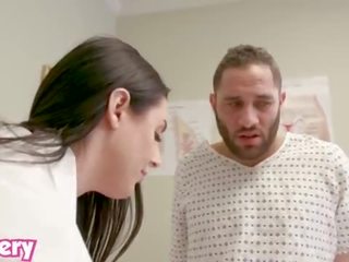 Trickery - surgeon Angela White fucks the wrong patient