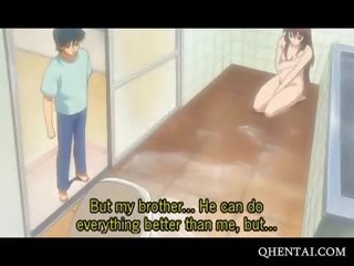 Hentai enchantress pillada masturbándose en la ducha