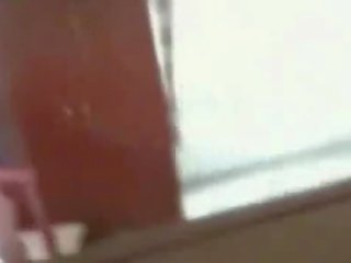 Grand Black Teen Caught Masturbating By A Window Pee