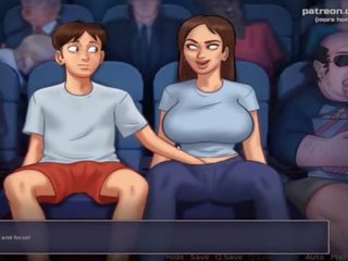 كومينغ داخل ل هائل inviting في سن المراهقة كلية شاب أنثى رفيق الحجرة في حدبة l لي جاذبية gameplay لحظات l summertime saga&lbrack;v0&period;18&rsqb; l جزء &num;3