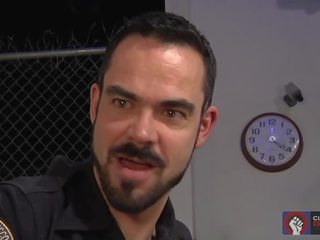 Twisted Officer Dolan Pummel Fist Fucks Prisoner Drew S Hole