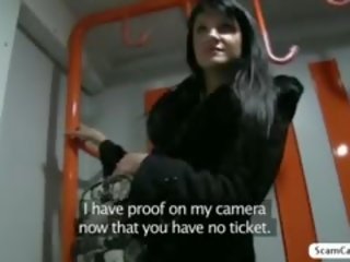 Penelope Gets Fucked In The Public Train