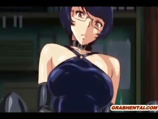 ボンデージ エロアニメ ととも​​に bigboobs 自己 ディルド 彼女の wetpussy