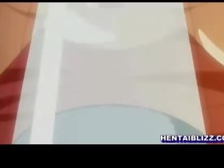 Incinta hentai prende culo iniezione con un clistere e sborrata