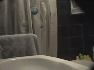 Shower Voyeur - Spycam lady Nice Butt