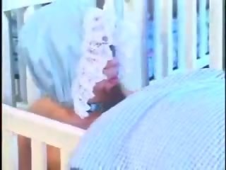 Pierced rumaja gets buttfucked by mesum midget in the crib