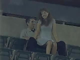 Couple caught fucking at stadium movie