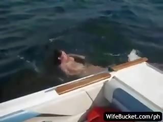Трахання в пані на в човен