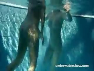 Zuzanna And Lucie Playing Underwater