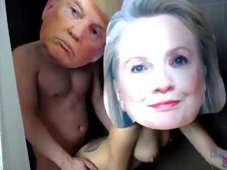 Donald trump と hillary clinton リアル 有名人 セックス クリップ テープ 露出しました xxx