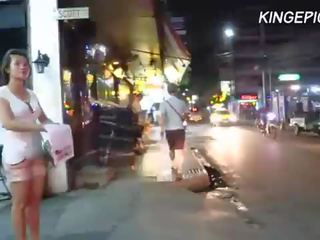 רוסי strumpet ב בנגקוק אדום אור district [hidden camera]