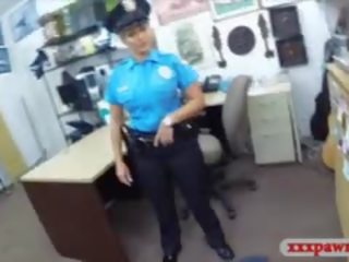 Latina Police Officer xxx video With Pawn Man At The Pawnshop