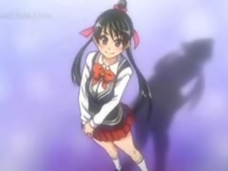 Tenåring hentai anime fanget onanering blir knullet hardt