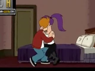 Futurama seksi video- paistaa ja leela ottaa seksi