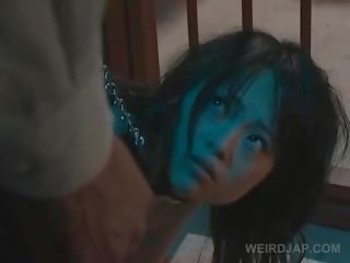 Spútané reťazou ázijské x menovitý film otrok hardcore ústa fucked na knees