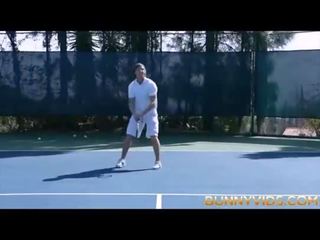 Extraordinary Outdoor Tennis sex clip BUNNYVIDS.COM