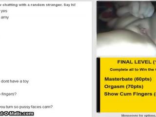 Amy - Tits Ass Pussy - Omegle Cam Game 014