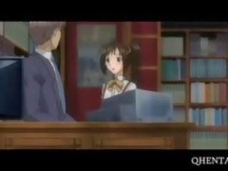 Hentai daughter Sucks Professors putz In Library