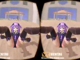 Hyperdimension neptunia - mor kalp içinde 3d sbs