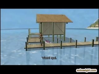Genit 3d animasi menunggang bigcock