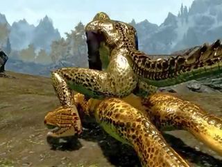 私人 x 额定 电影 的 二 argonians