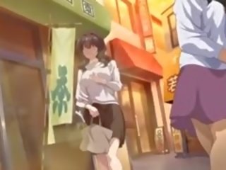 Oversexed drama anime vid dengan tidak disensor perhambaan, besar payu dara,