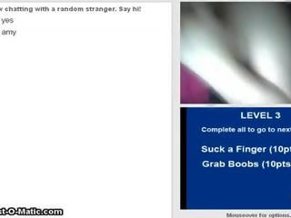 Amy - Tits Ass Pussy - Omegle Cam Game 014