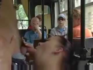 Russian lassie Gets Fucked In The Bus