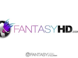 HD FantasyHD - Young college teenager Ariana Marie is taught about adult movie
