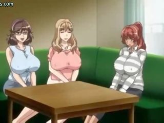 Erotik anime perempuan mendapat faraj dibentangkan