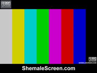 Splendid Shemale Screen video Starring Milena, Agata, Tony