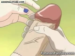 Hentai futanari 2. láb putz