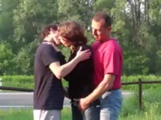 Daring Public Group sex video Gangbang Threesome Orgy Part 1