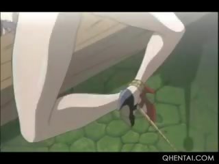 壮大な エロアニメ xxx ビデオ 奴隷 で ロープ 入手する 性的に 拷問